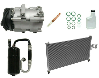 AC Compressor Kit with Condenser for Toyota HiAce (2005–2017)