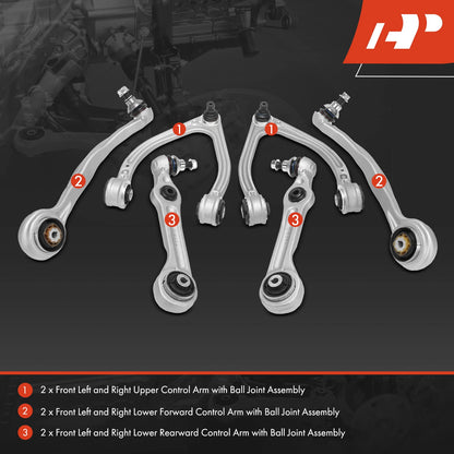 6X Control Arm with Ball Joint for Mercedes-Benz S450 (2018–2021)