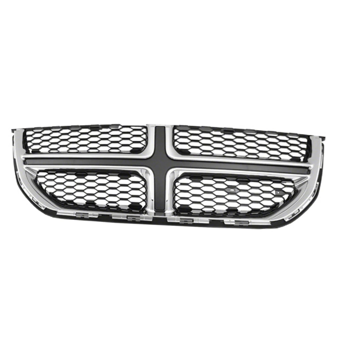 Front Grille Replacement Black Chrome ABS Plastic for Dodge Caravan (2011–2020)