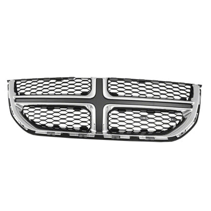 Front Grille Replacement Black Chrome ABS Plastic for Dodge Caravan (2011–2020)