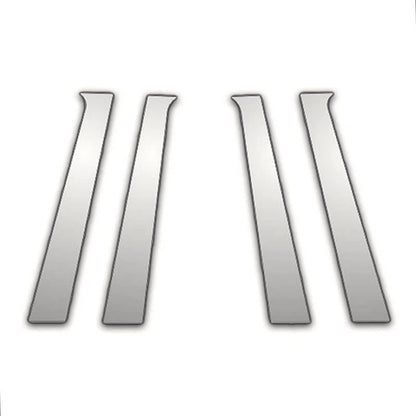 Chrome Pillar Post Covers Set for Chevrolet Aveo Sedan (2002–2008)