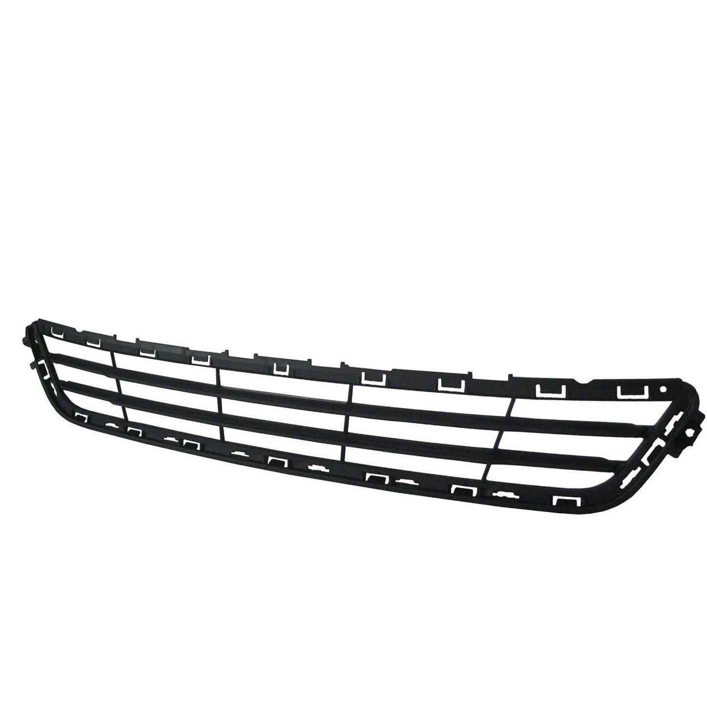 Front Center Bumper Grille Replacement Black Textured Plastic for Toyota (2005–2015)