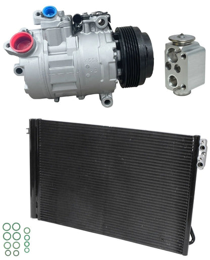 A C Compressor Kit Replacement With Condenser for BMW 328i xDrive 2012–2015