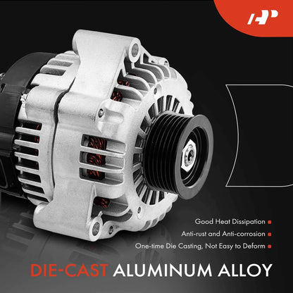 Alternator for Chevrolet C4500 Kodiak GMC B7 V8 8.1L (2001–2005)