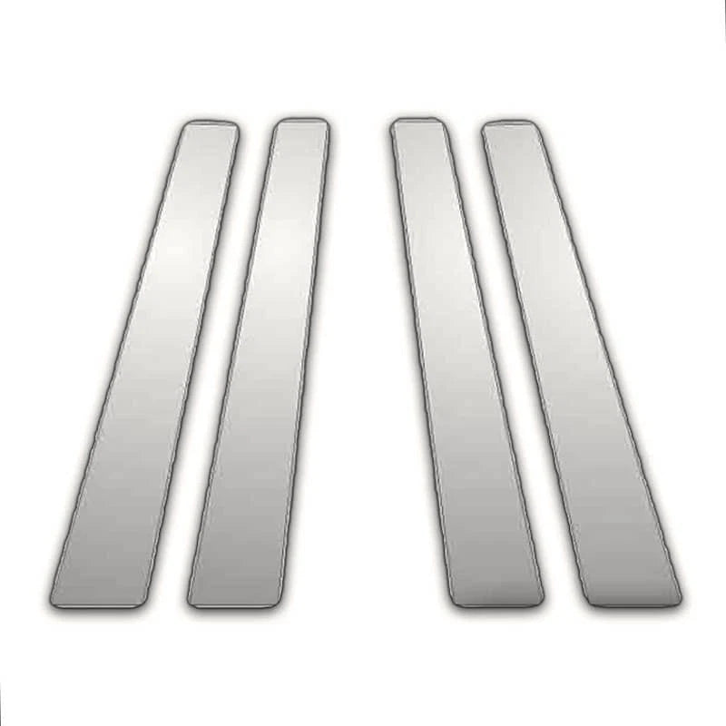 4Pc Chrome Pillar Post Covers Replacement for Mercedes C Class (1993–1999)