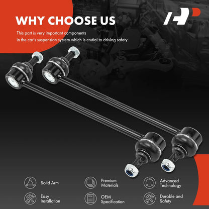 2X Front Stabilizer Bar Link for Chevrolet Spark (2013–2015)