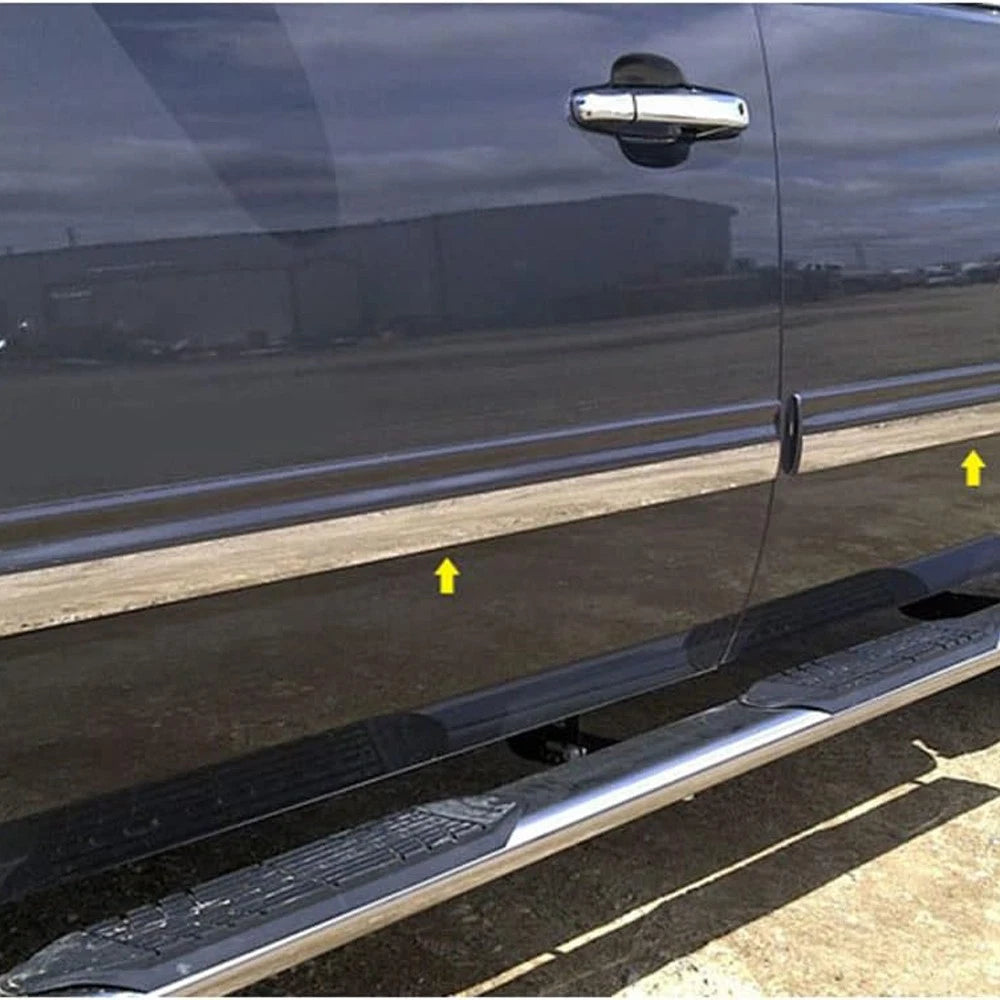 4pc Side Molding Insert Luxury FX SS for 2009–2014 Chevy Suburban