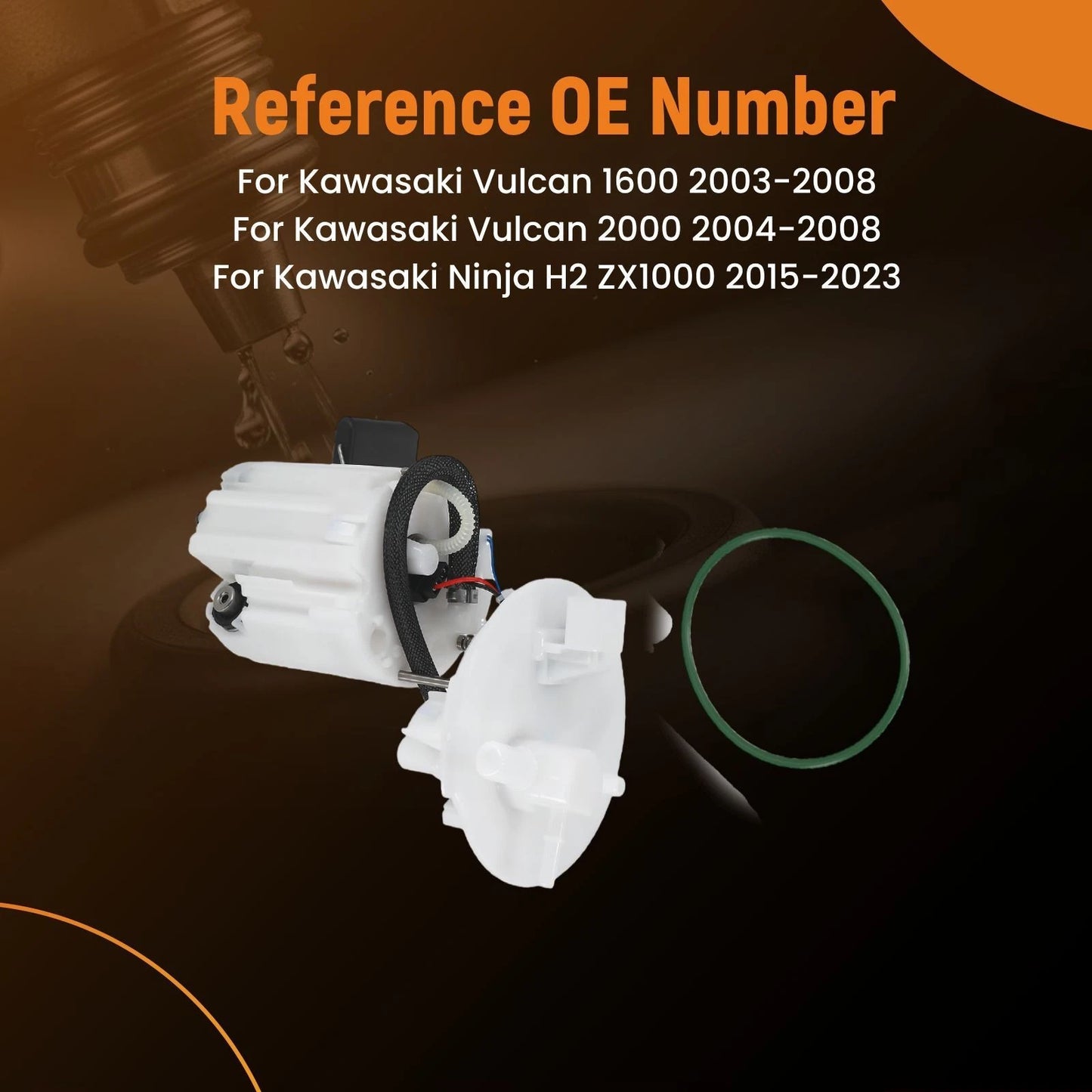 Electric Fuel Pump Module w/ Sending Unit for 2018–2019 Chevrolet Equinox (2.0L FWD)