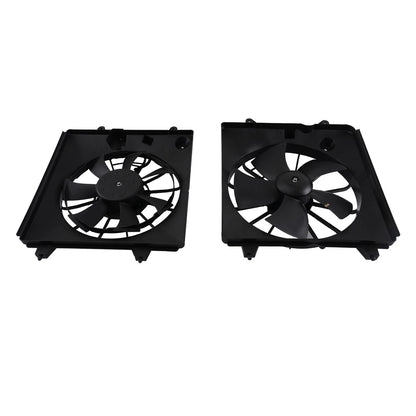 2x Radiator A/C Condenser Cooling Fan for Honda CR-V (2007–2009)