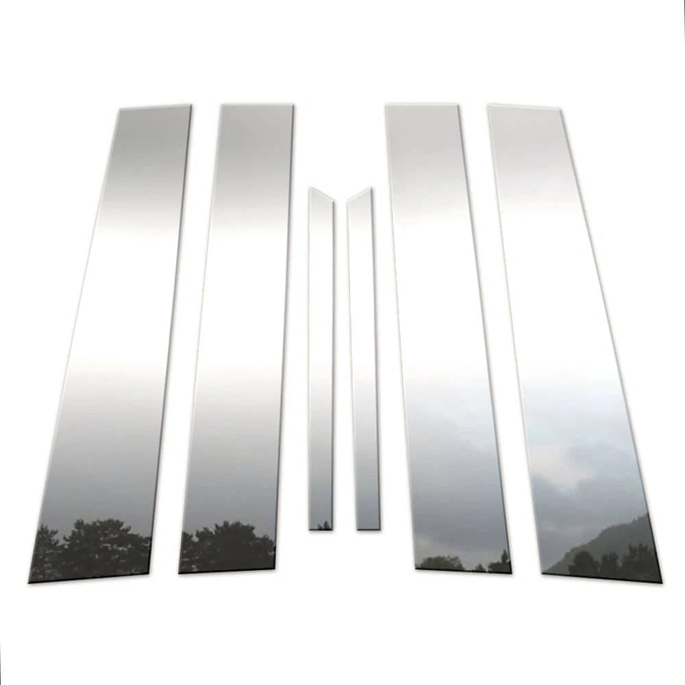 6Pc Chrome Pillar Post Covers for Chevrolet Equinox (2010–2016)