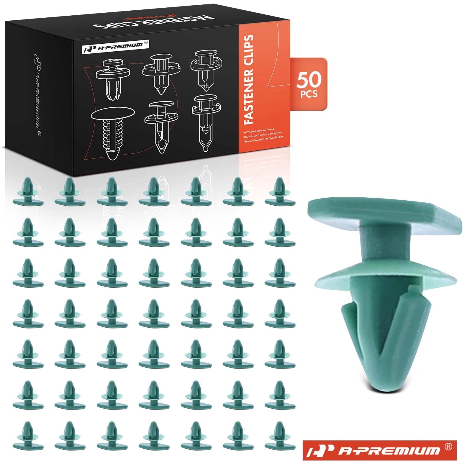 50x 5mm Nylon Door Weatherstrip Retainer Clips for Chevy Malibu (2008–2012)