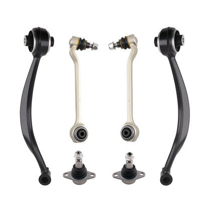 6Pc Front Upper Lower Control Arm Ball Joint Kit for BMW X3 X4 (2011–2018)