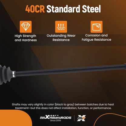 Front CV Axle for Can-Am Maverick X3 72 in Smart-Lok (2020–2025)
