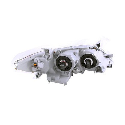 Chrome Clear Lens Headlight Set with Halo for Toyota Camry (2007–2009)