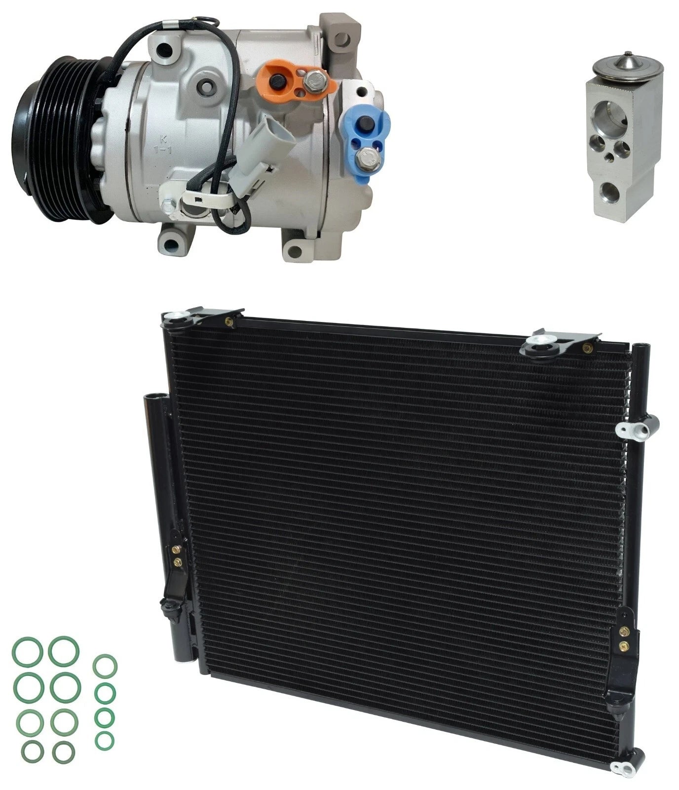AC Compressor Kit with Condenser for Toyota Sequoia 5.7L (2012–2012)