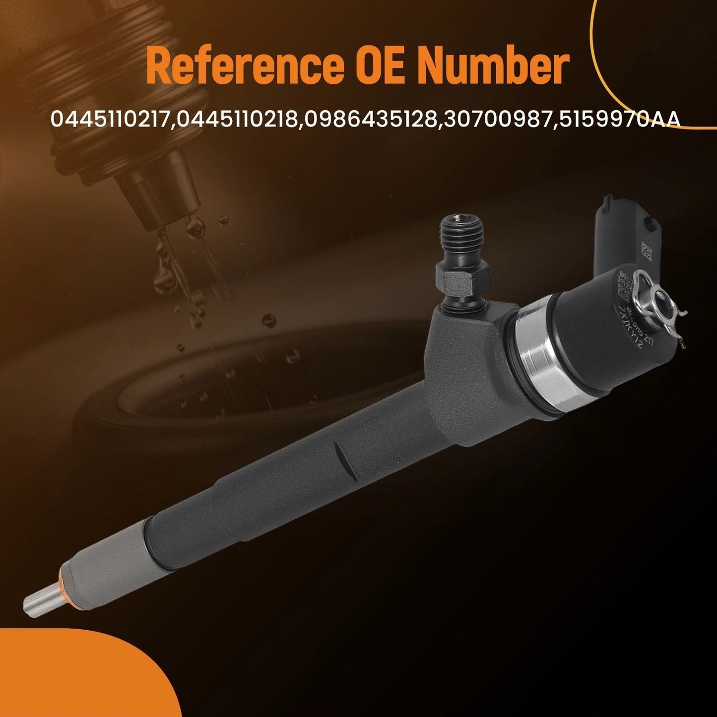 High Flow Fuel Injector for Jeep Cherokee CRD 2.8L (2005–2006)