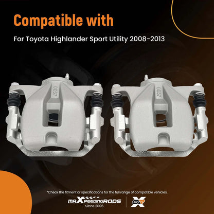 Disc Brake Caliper Set Rear for Toyota Highlander (2008–2013)