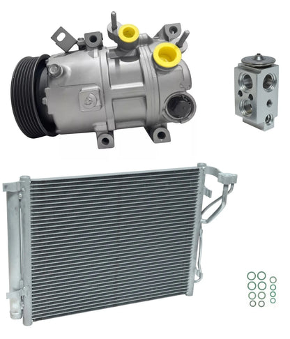 AC Compressor Kit With Condenser for Kia Optima 1.6L Turbo (2018–2018)