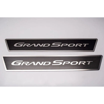 Carbon Fiber Outer Door Sills w/'Grand Sport' Inlay for 05-13 Chevy Corvette GS