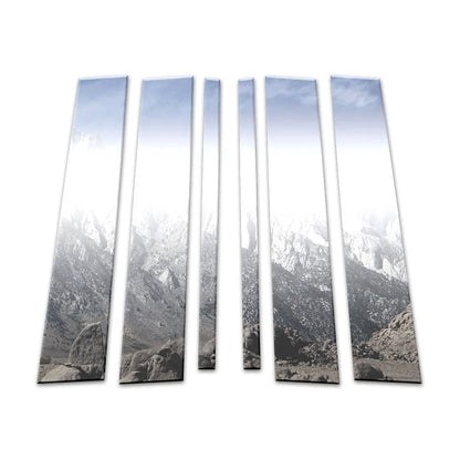 6Pc Chrome Pillar Post Covers for Jeep Compass (2007–2016)