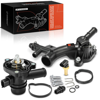 2X Thermostat Housing Assembly for Chevrolet Cruze, Buick Encore (2011–2019)