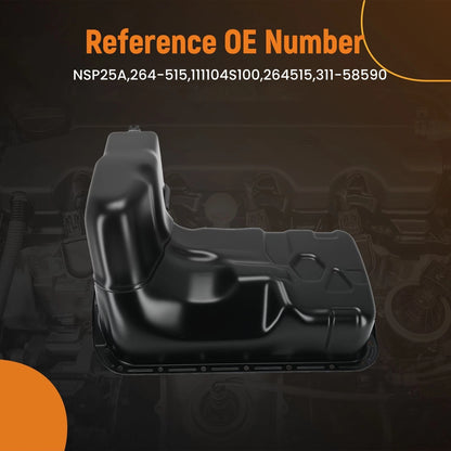 Engine Oil Pan Kit for Nissan Frontier 3.3L (1999–2004) (111104S100)