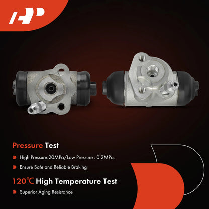 2Pcs Rear Drum Brake Wheel Cylinder for Toyota Camry (1983–1986)