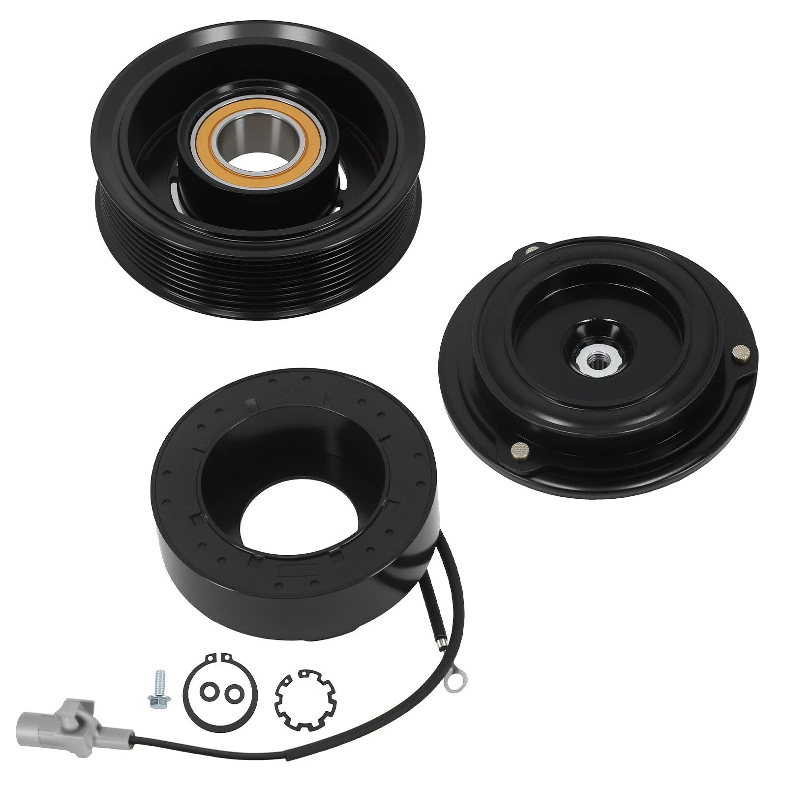 AC Compressor Clutch Kit for Toyota Tundra V8 4.6L 5.7L (2007–2014)