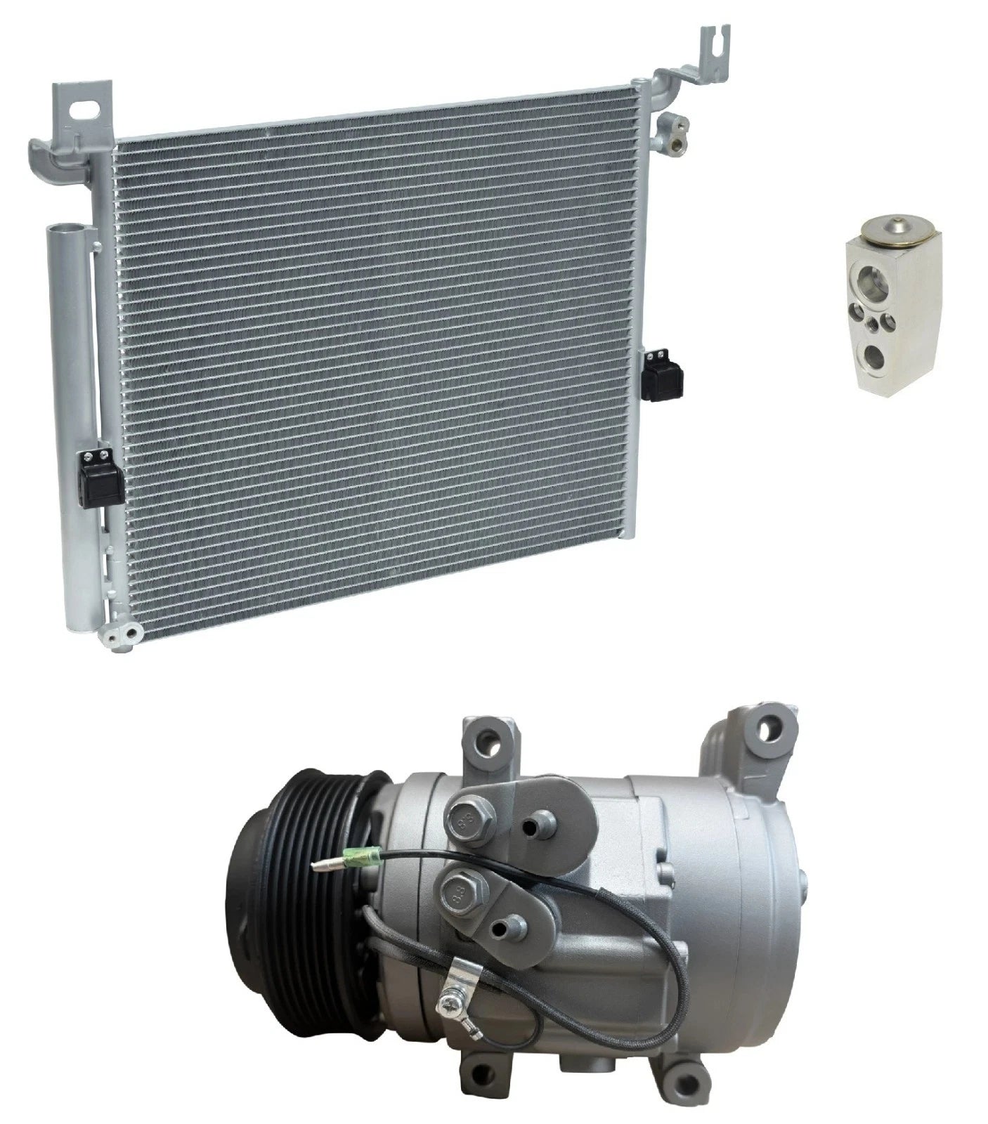 AC Compressor Kit with Condenser for Toyota Tacoma 2.7L (2005–2023)