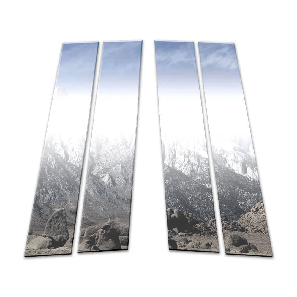 4Pc Chrome Pillar Post Covers for Dodge Avenger (2008–2014)