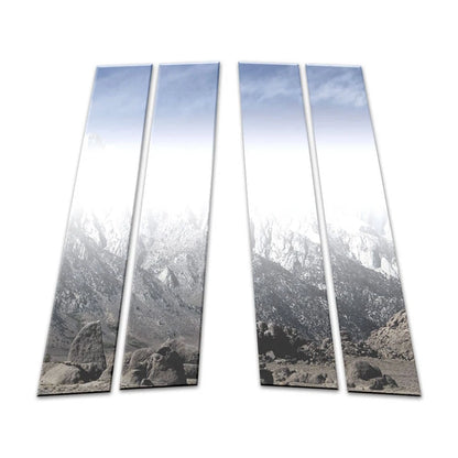 4Pc Chrome Pillar Post Covers for Dodge Avenger (2008–2014)
