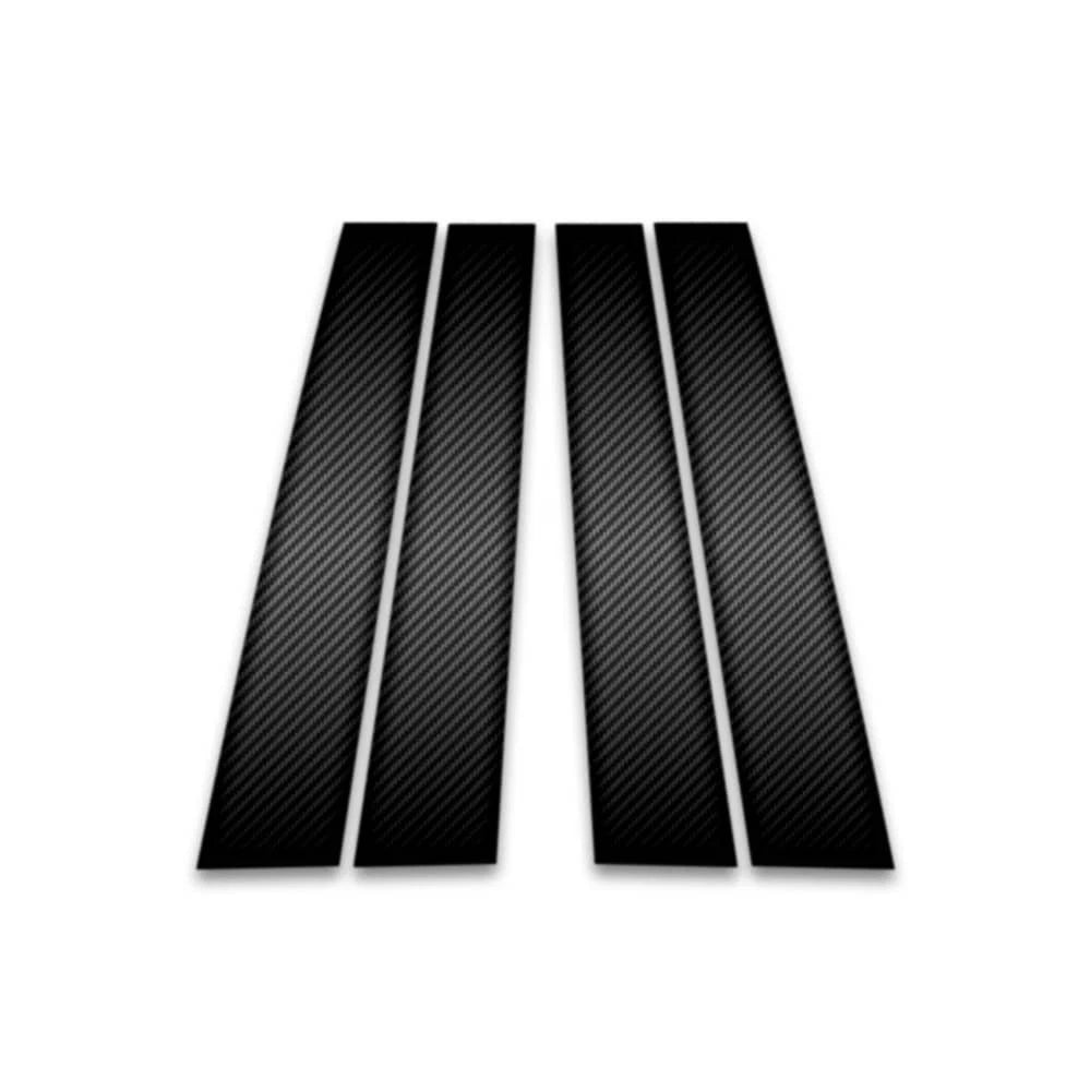 4pc Carbon Fiber Pillar Post Covers for 2013-2017 Honda Accord 4dr