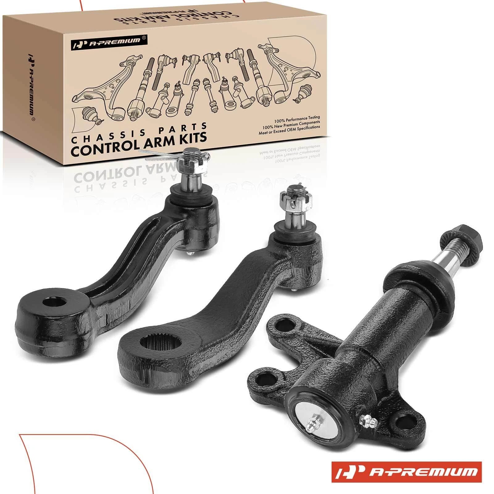 3X Pitman & Idler Arm with Bracket for Chevrolet Blazer Tahoe (1995–2005)