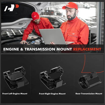 3X Engine Motor & Transmission Mount for Chevy Blazer (1996–2005)