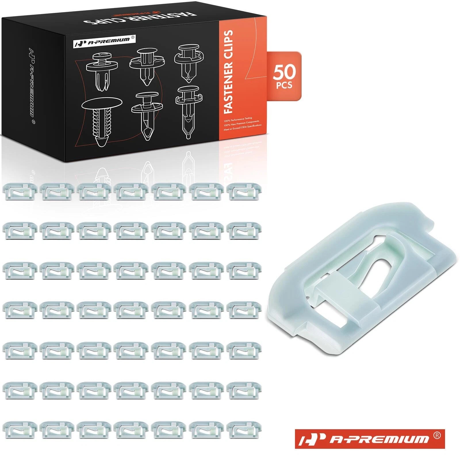 50Pcs Nylon Window Reveal Moulding Clip for Chevy GMC