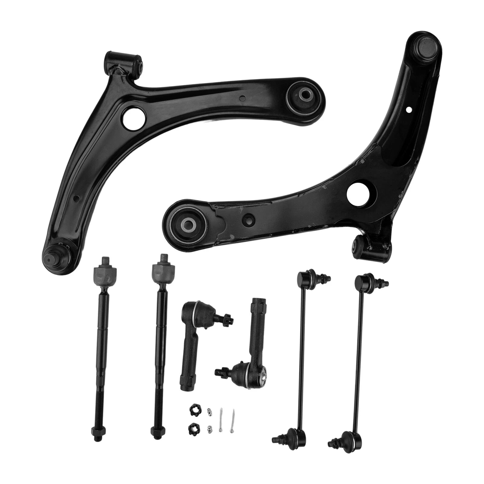 Front Lower Control Arms & Tie Rods Kit for Jeep Patriot Compass (2007–2014)