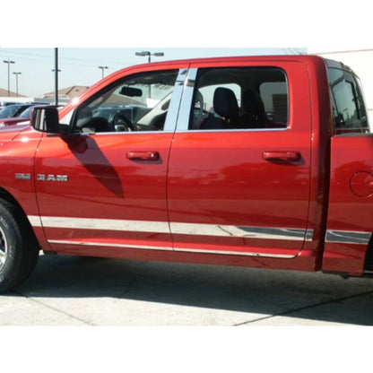 Diamond Grade 12pc 6" Rocker Panels for 2011-2016 Ford Superduty Crew Cab Dually