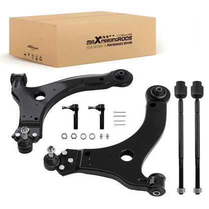6-Piece Front Lower Control Arms & Tie Rods Kit for Chevrolet Impala (2000–2013)