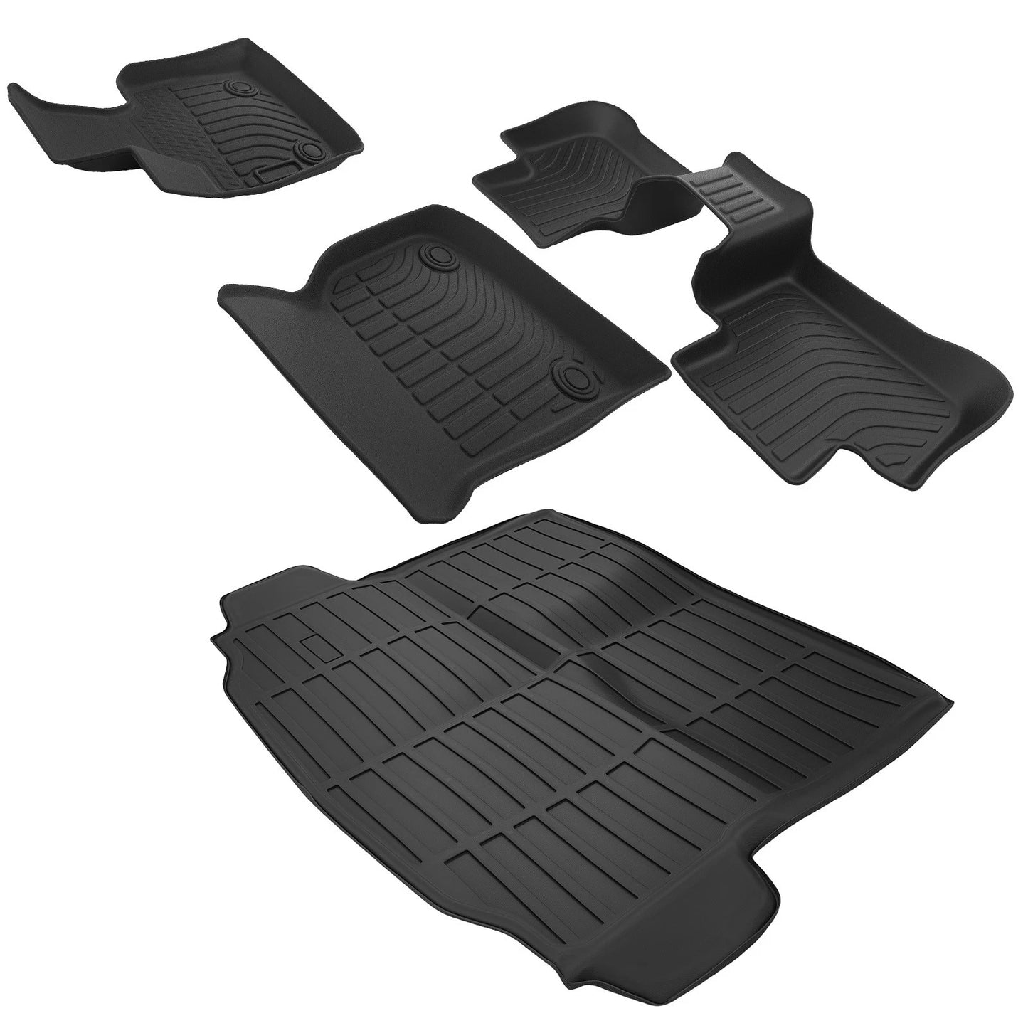 All-Weather TPE Rubber Floor Mats for BMW X3 (2019–2024)