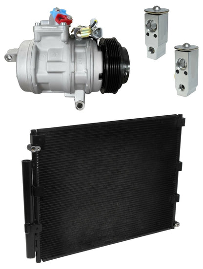 AC Compressor Kit With Condenser for Toyota Land Cruiser 4.7L (2004–2009)