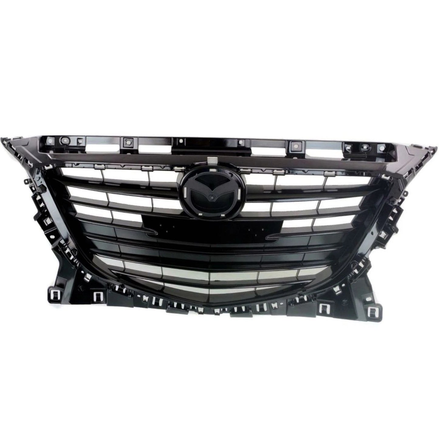 Front Grille Replacement Black Gloss for 2014–2016 Mazda Mazda3