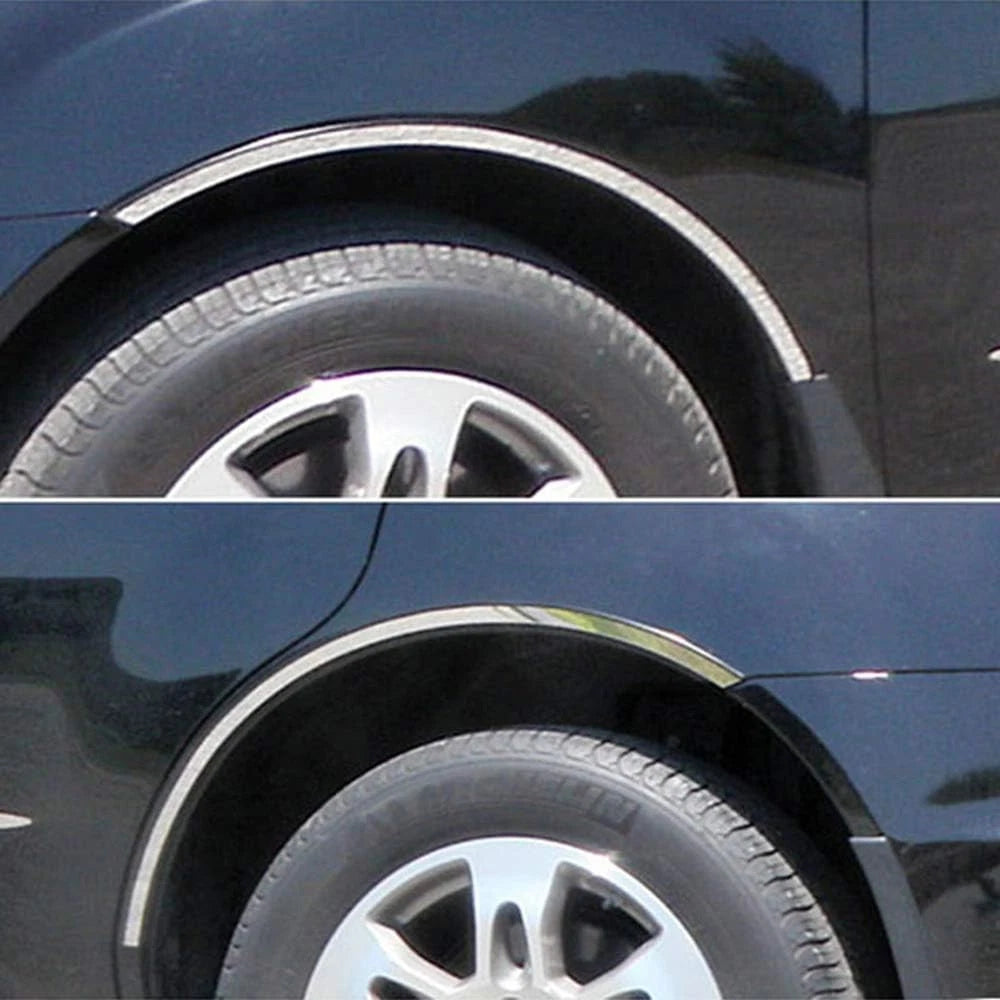 Luxury FX Chrome Fender Trim 4pc with Gasket for Acura MDX (2007–2013)