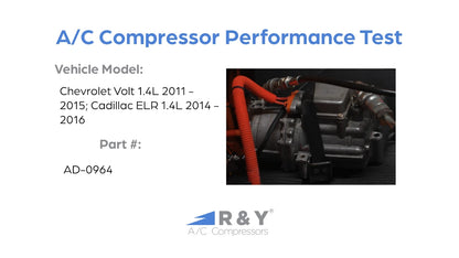 AC Compressor Kit Replacement for Cadillac ELR 1.4L (2014–2016)