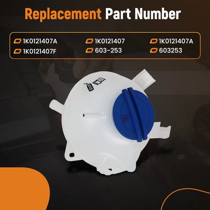 Engine Coolant Bottle with Cap for Audi TT VW Golf Jetta CC (2006–2017)
