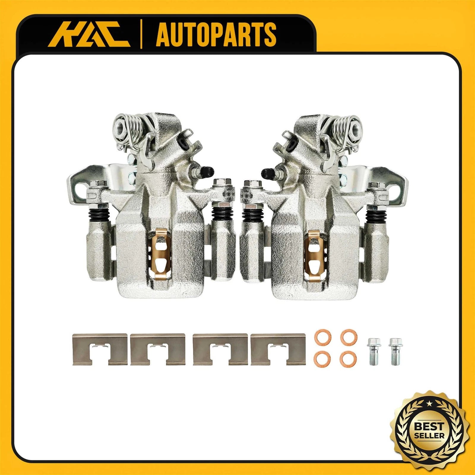 2x Brake Caliper w/ Bracket for Acura CSX ILX Honda Civic (2011–2015)