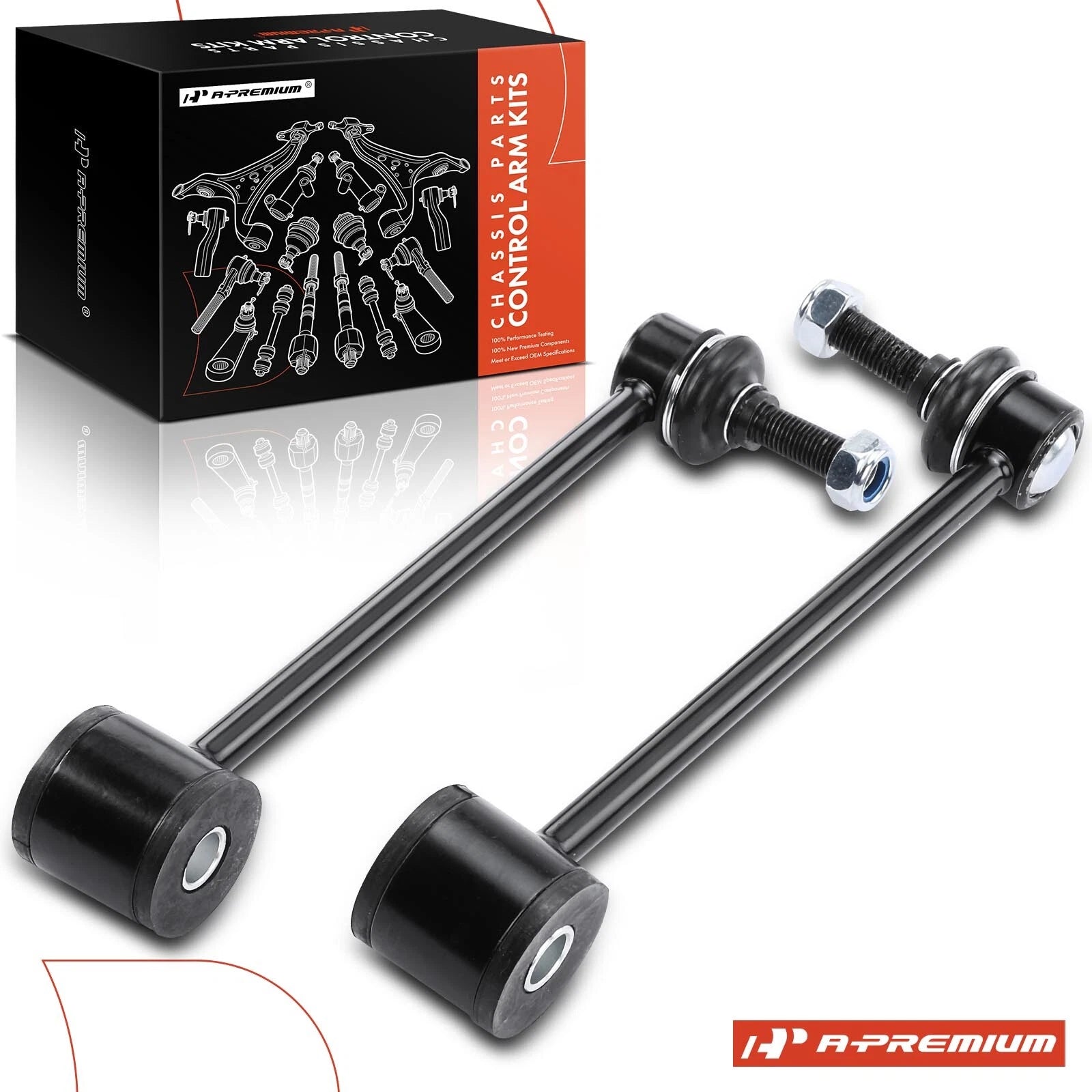 2X Rear Sway Bar Link for Jeep Wrangler (2007–2017)