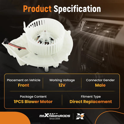 A/C Blower Motor Fan for Mercedes-Benz SLK280/SLK55 AMG (2005–2011)