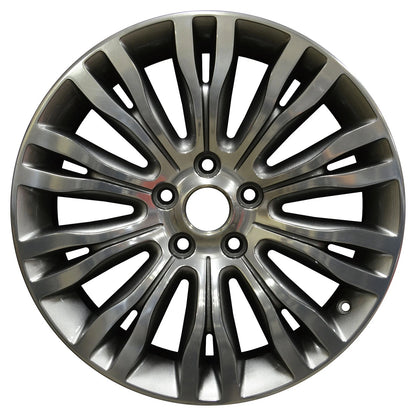 18x7 Factory Wheel Fine Bright Silver with Black Base for Chrysler 200 (2015–2017)