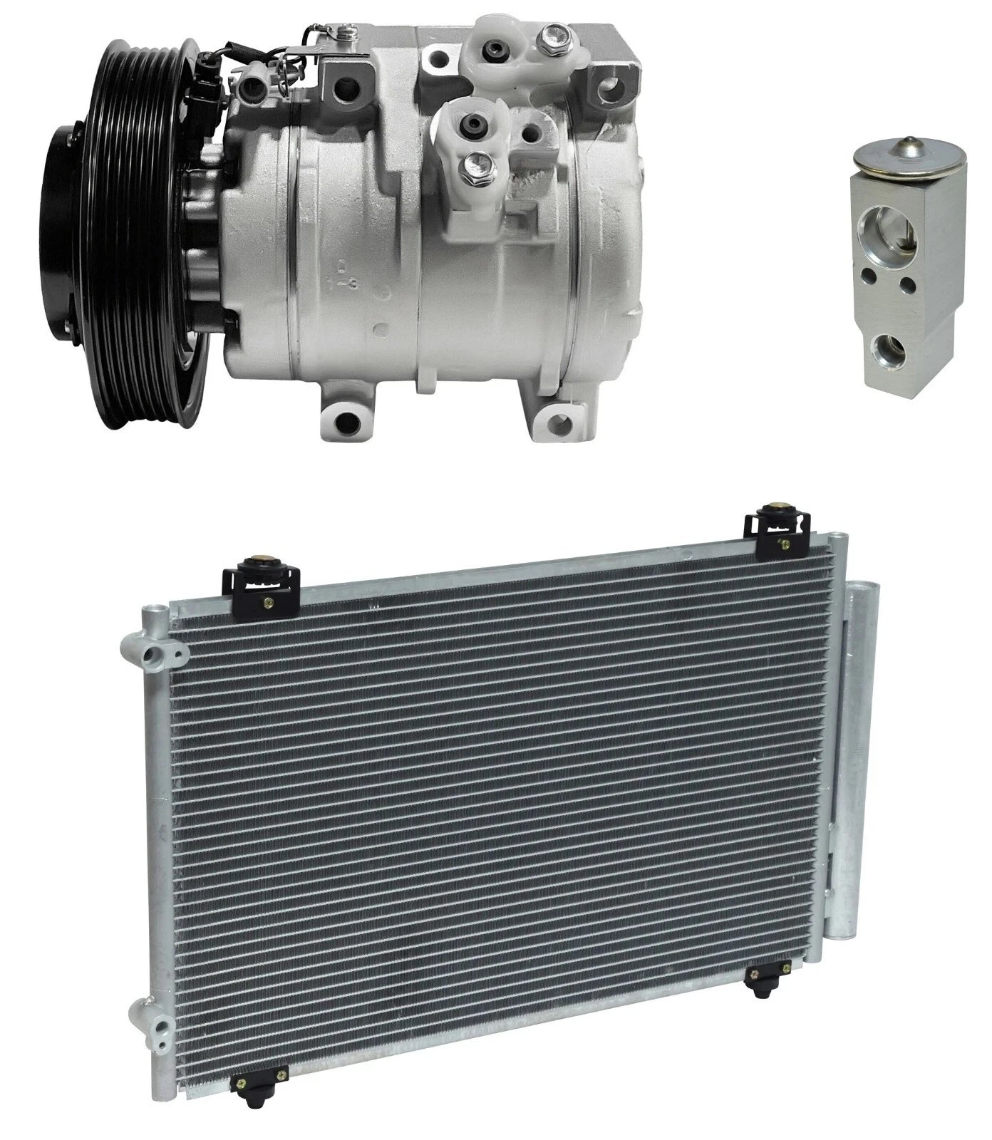 AC Compressor Kit With Condenser for Toyota Corolla 1.8L (2003–2008)