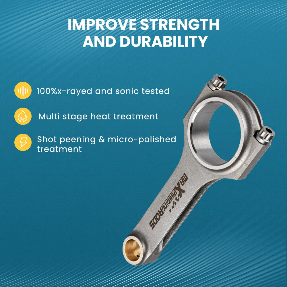 Forged Connecting Rods with ARP2000 Bolts for Mazda/Ford 2.5L (2000–2008)
